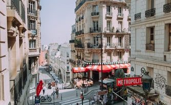 Vue des logements de Paris
