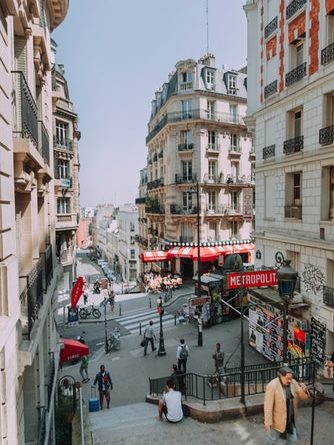 Vue des logements de Paris