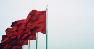 Chine : le pays va s’ouvrir davantage aux investissements étrangers Des drapeaux chinois au vent.
