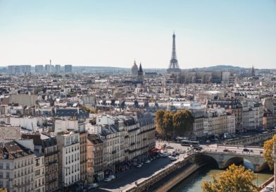 Une vue de Paris, France.